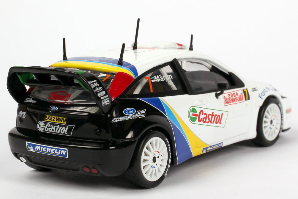 Foto 1:43 Ford Focus WRC Rally Monte Carlo 2004 Castrol Nr.7, Märtin / Park Solido 1593