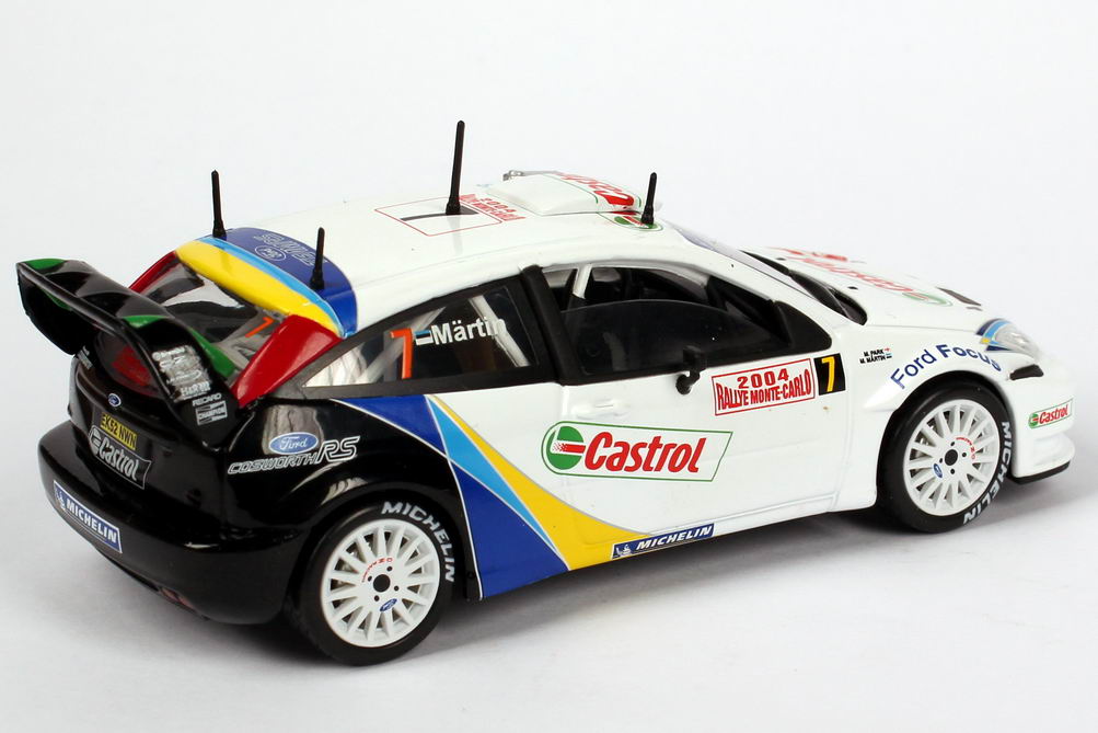 Foto 1:43 Ford Focus WRC Rally Monte Carlo 2004 Castrol Nr.7, Märtin / Park Solido 1593