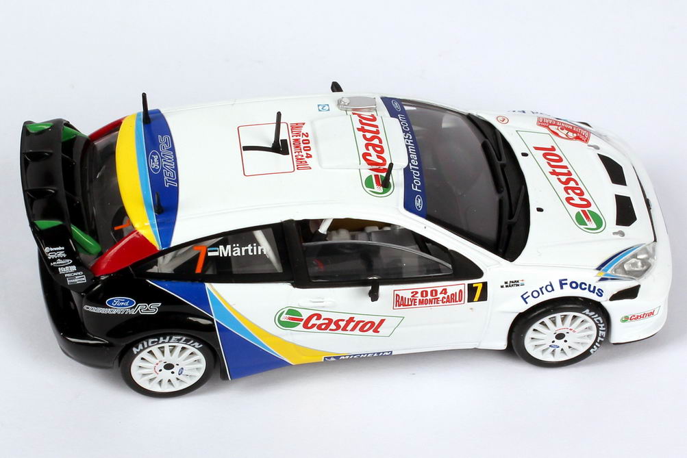 Foto 1:43 Ford Focus WRC Rally Monte Carlo 2004 Castrol Nr.7, Märtin / Park Solido 1593