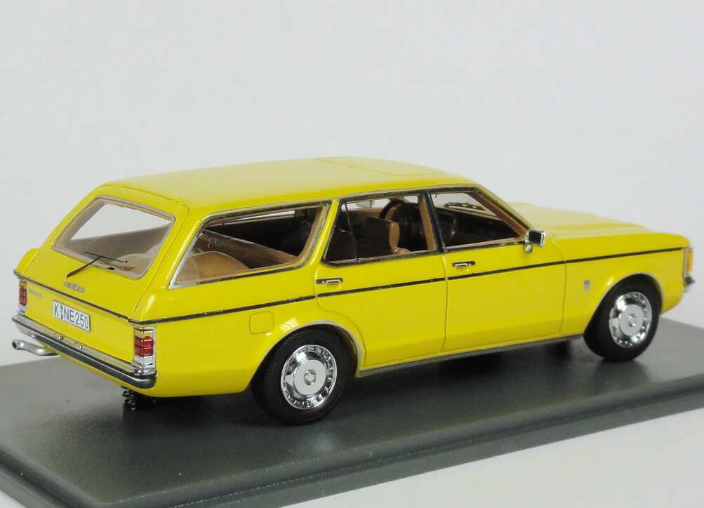 Foto 1:43 Ford Granada Turnier MK I (1972) gelb NEO Scale Models 44250
