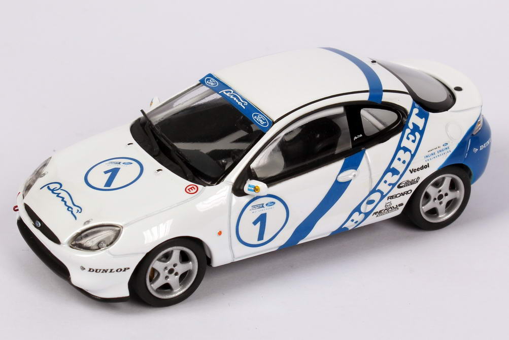 Foto 1:43 Ford Puma Puma-Cup Borbet Nr.1, Prototyp / Promotion-Fahrzeug Werbemodell Minichamps