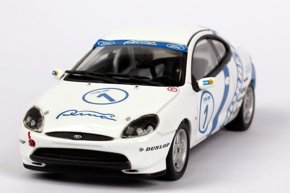Foto 1:43 Ford Puma Puma-Cup Borbet Nr.1, Prototyp / Promotion-Fahrzeug Werbemodell Minichamps