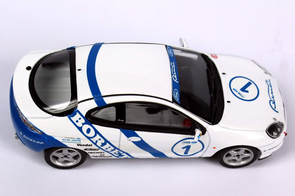 Foto 1:43 Ford Puma Puma-Cup Borbet Nr.1, Prototyp / Promotion-Fahrzeug Werbemodell Minichamps