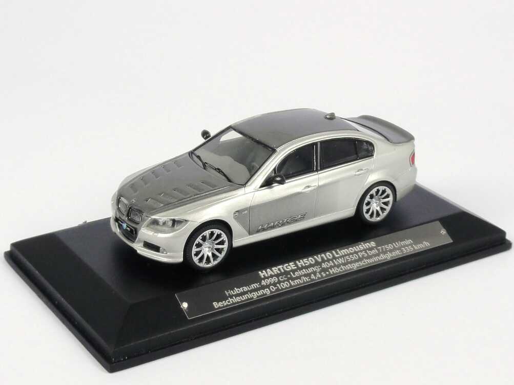 Foto 1:43 Hartge H50 V10 (Basis BMW M3 E90) silbermet./grau-met. Premium X PR0029