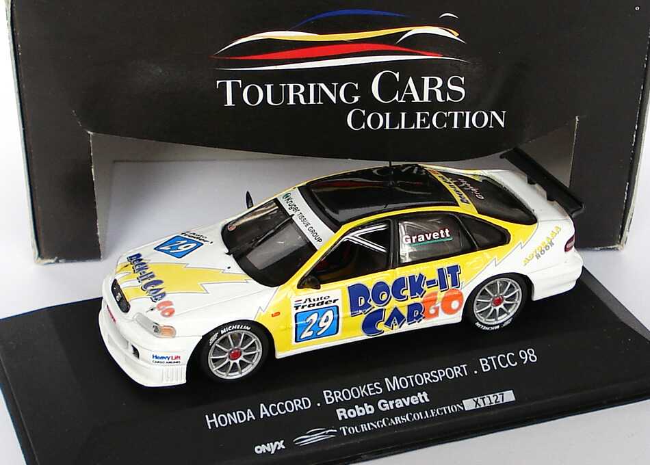 Foto 1:43 Honda Accord BTCC 1998 Brookes Motorsport, Rock-It CarGo Nr.29, Robb Gravett Onyx XT127