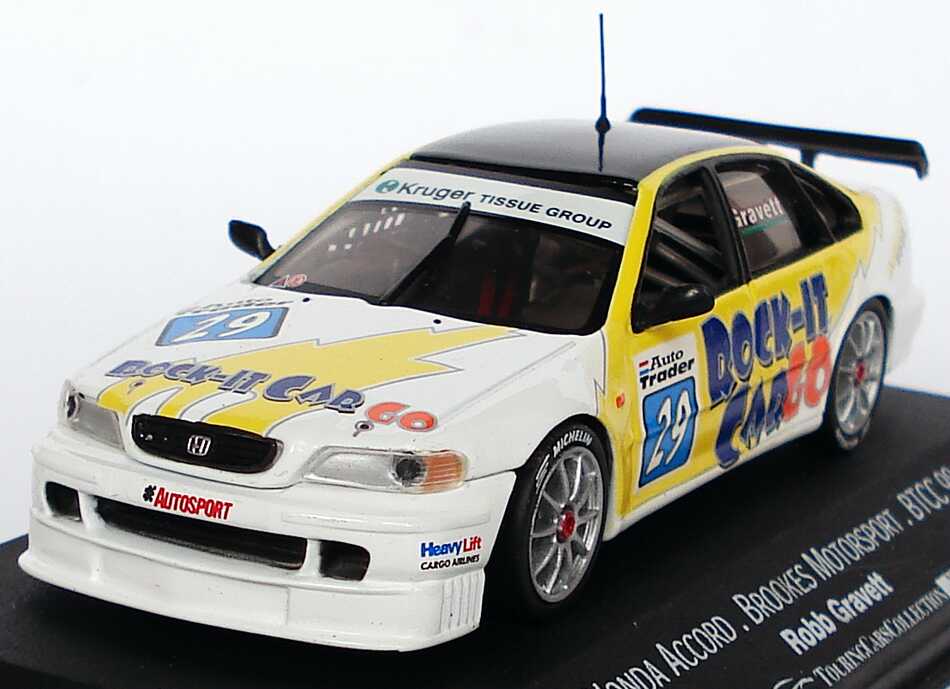 Foto 1:43 Honda Accord BTCC 1998 Brookes Motorsport, Rock-It CarGo Nr.29, Robb Gravett Onyx XT127