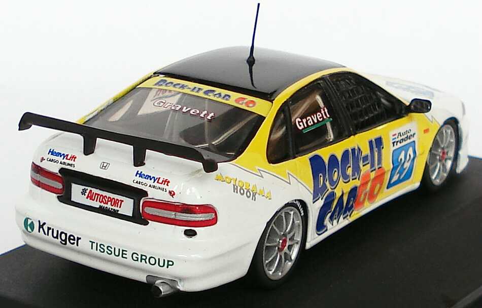 Foto 1:43 Honda Accord BTCC 1998 Brookes Motorsport, Rock-It CarGo Nr.29, Robb Gravett Onyx XT127