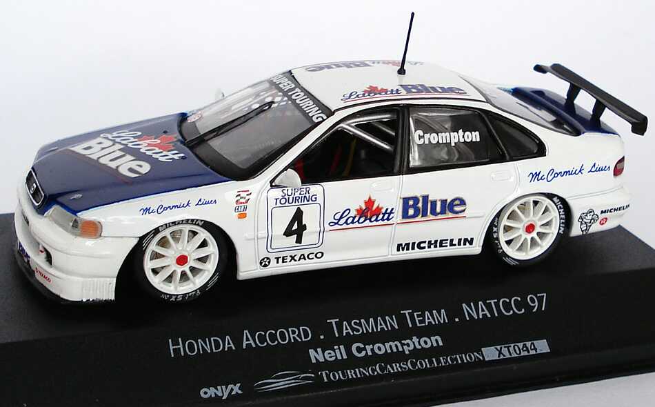 Foto 1:43 Honda Accord NATCC 1997 Tasman Team, Labatt Blue Nr.4, Neil Crompton Onyx XT044