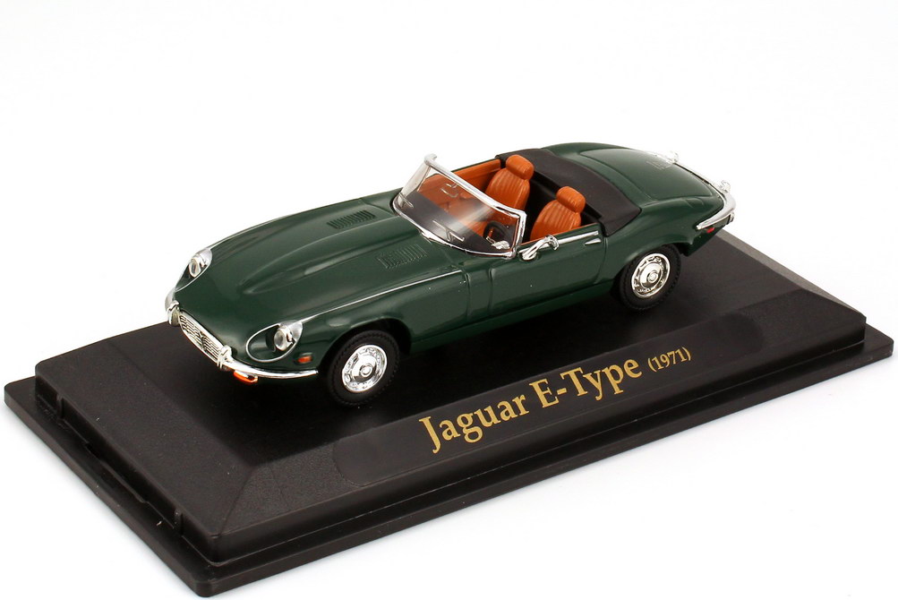 Foto 1:43 Jaguar E-Type Roadster 1971 british-racing-green Yat Ming 94243-C