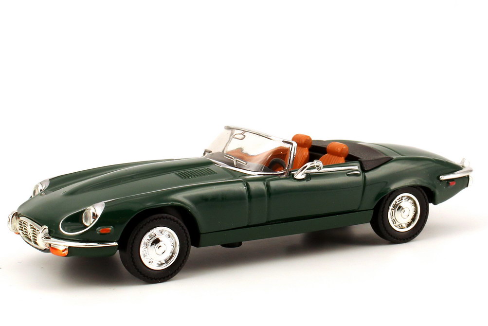 Foto 1:43 Jaguar E-Type Roadster 1971 british-racing-green Yat Ming 94243-C
