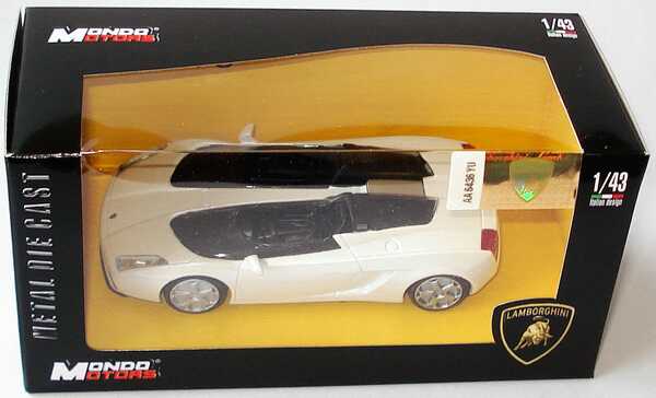 Foto 1:43 Lamborghini Concept S 2005 weiß-met. Mondo Motors 53/079