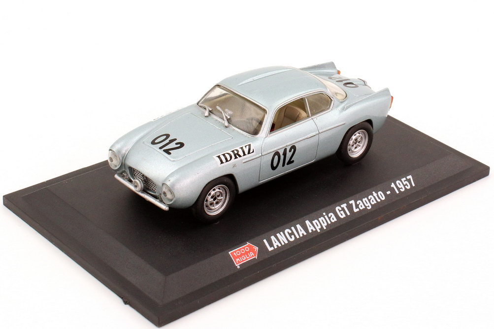 Foto 1:43 Lancia Appia GT Zagato Mille-Miglia 1957 IDRIZ Nr.012 Metro Hachette-Collection