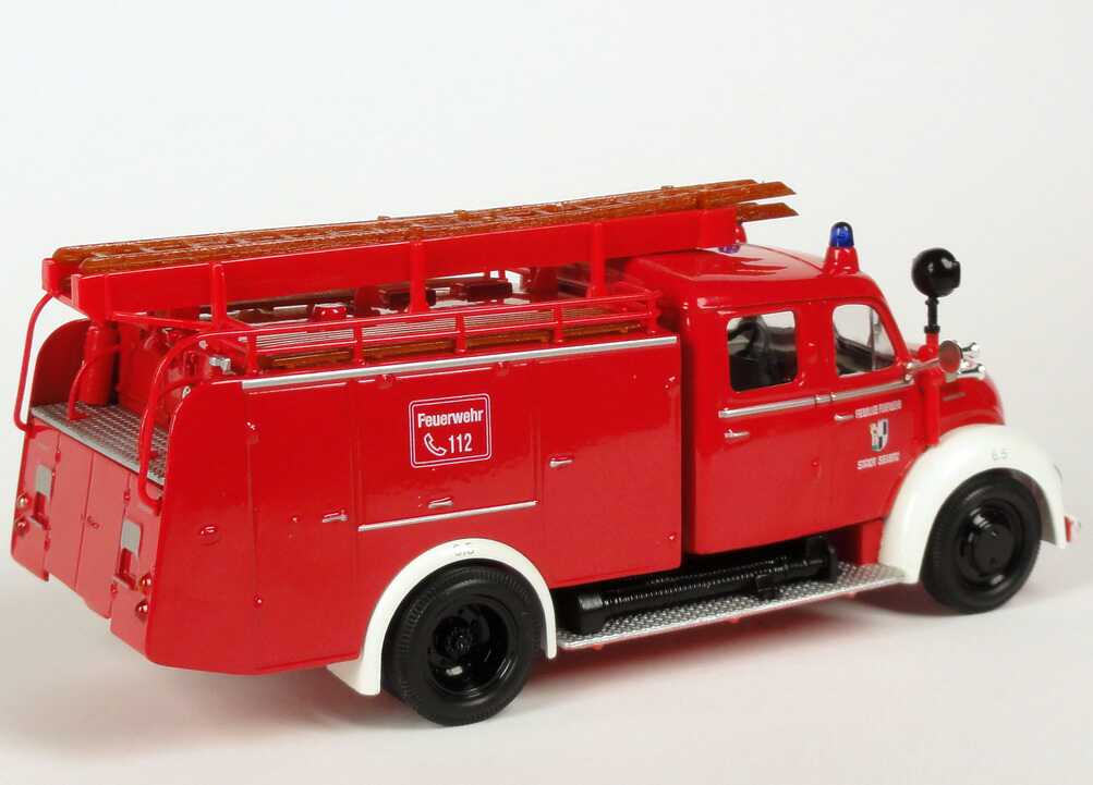 Foto 1:43 Magirus Mercur Rundhauber TLF 16 (1961) Freiw. Feuerwehr Stadt Selbitz Yat Ming 43010