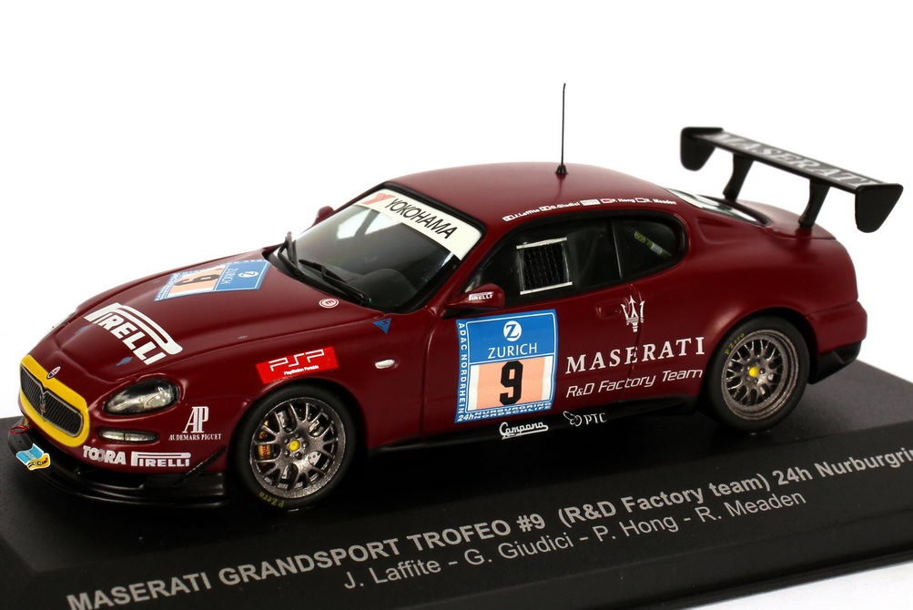 Foto 1:43 Maserati Coupé Grandsport Trofeo 24h Nürburgring 2006 R&D Factory Team Nr.9, Laffite / Giudici / Hong / Maeden Ixo GTM056