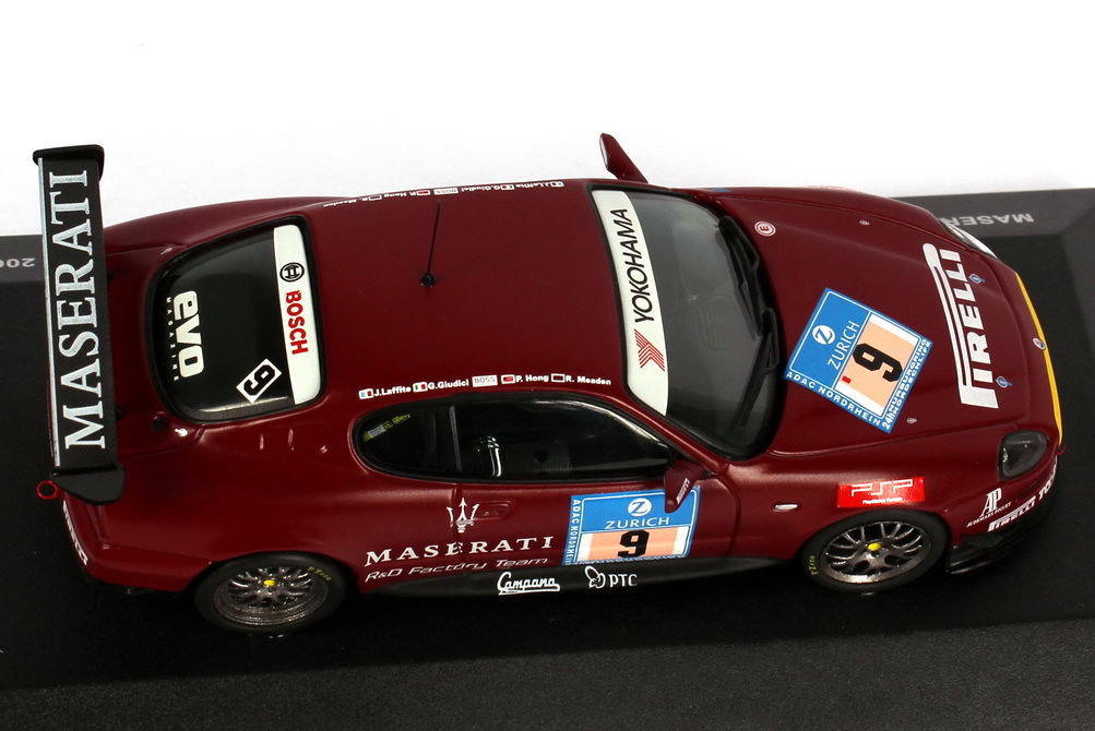 Foto 1:43 Maserati Coupé Grandsport Trofeo 24h Nürburgring 2006 R&D Factory Team Nr.9, Laffite / Giudici / Hong / Maeden Ixo GTM056