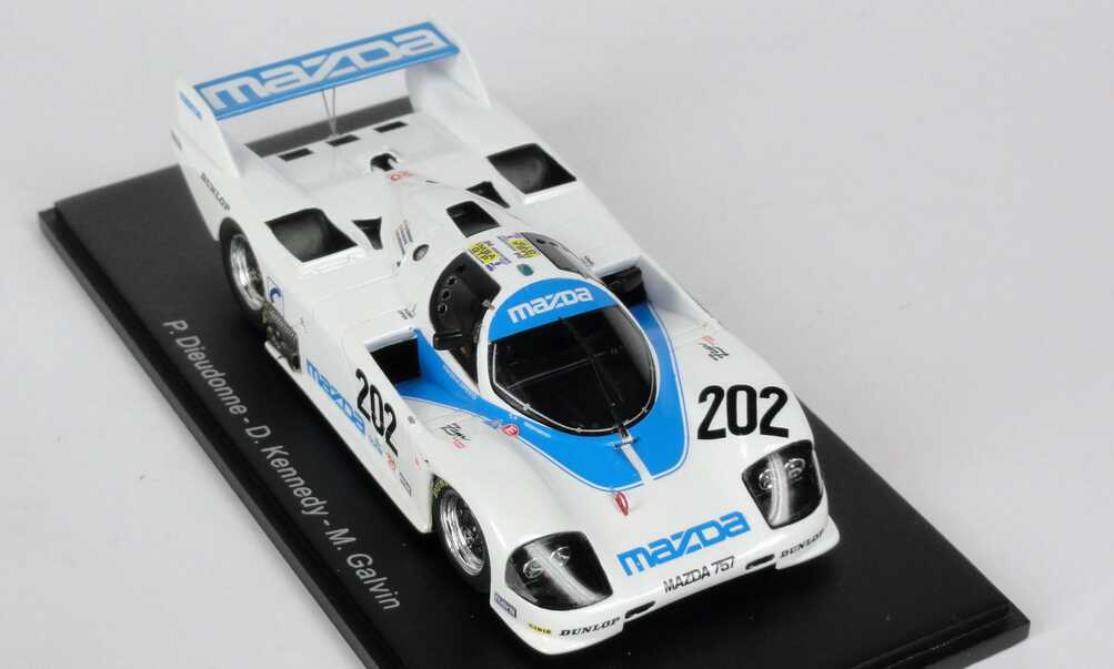 Foto 1:43 Mazda 757 24h von LeMans 1987 Nr.202, Dieudonne / Kennedy / Galvin (7. Platz) Spark S0641