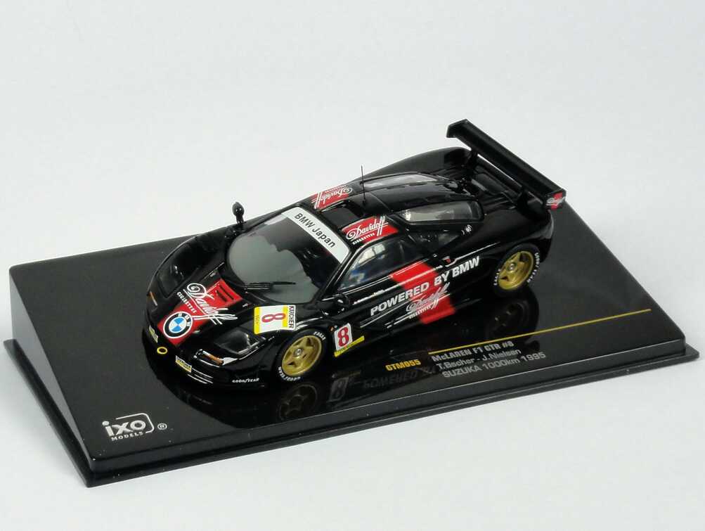 Foto 1:43 McLaren F1 GTR Suzuka 1000 km 1995 BMW Japan, Davidoff Cigarettes Nr.8, Bscher / Nielsen Ixo GTM055