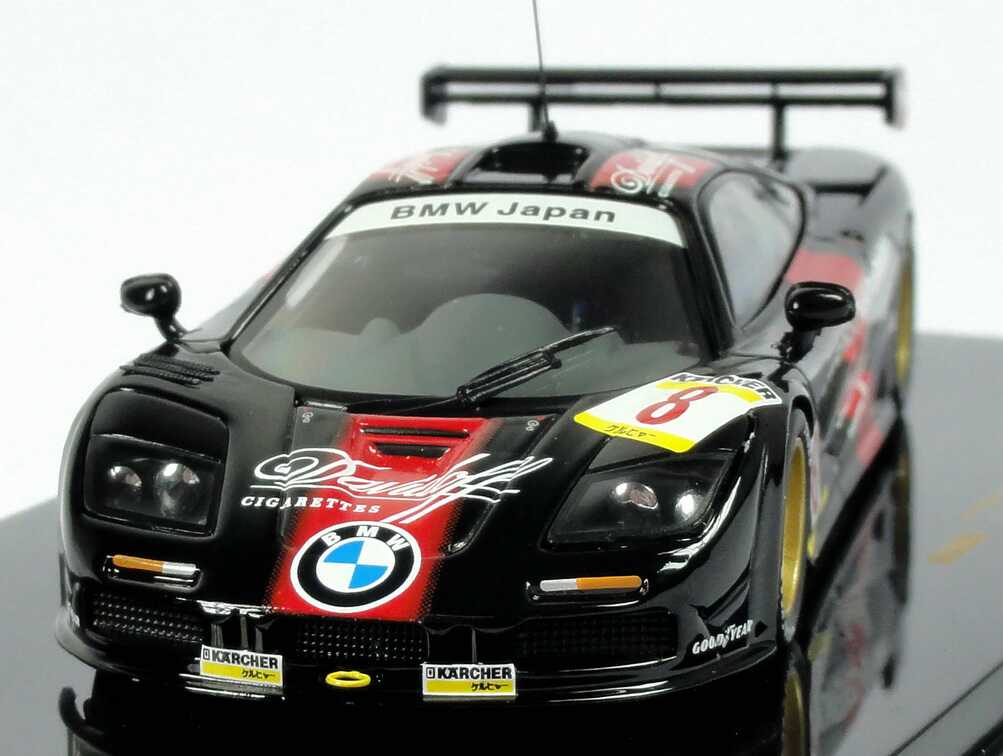 Foto 1:43 McLaren F1 GTR Suzuka 1000 km 1995 BMW Japan, Davidoff Cigarettes Nr.8, Bscher / Nielsen Ixo GTM055