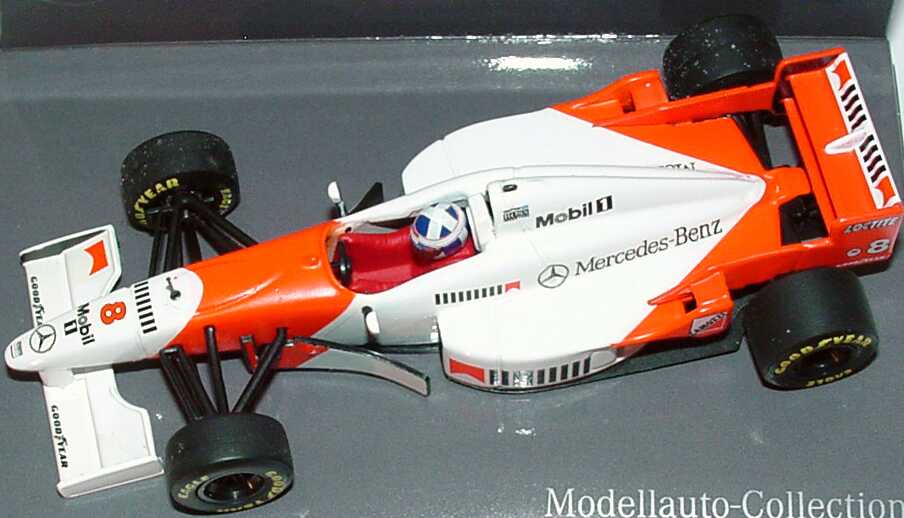 Foto 1:43 McLaren Mercedes MP4/11 Formel 1 1996 Nr.8, David Couldhard Werbemodell Minichamps B66005906