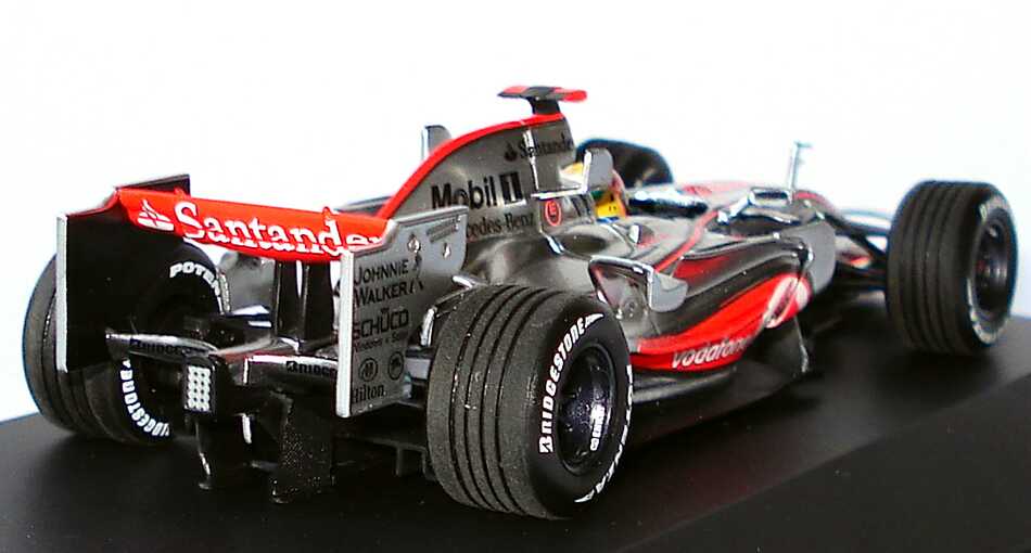 Foto 1:43 McLaren Mercedes MP 4-23 Formel 1 2008 Showcar, Lewis Hamilton Werbemodell Minichamps B66960003
