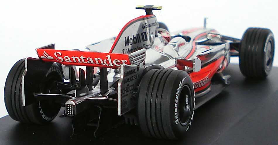 Foto 1:43 McLaren Mercedes MP 4-23 Formel 1 2008 Vodafone Nr.23, Heikki Kovalainen Werbemodell Minichamps B66962423