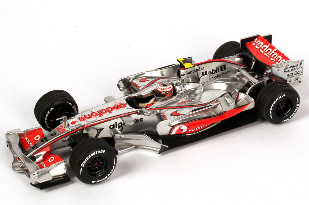 Foto 1:43 McLaren Mercedes MP 4-23 Showcar Formel 1 2008 Vodafone, Heikki Kovalainen Minichamps 530084393
