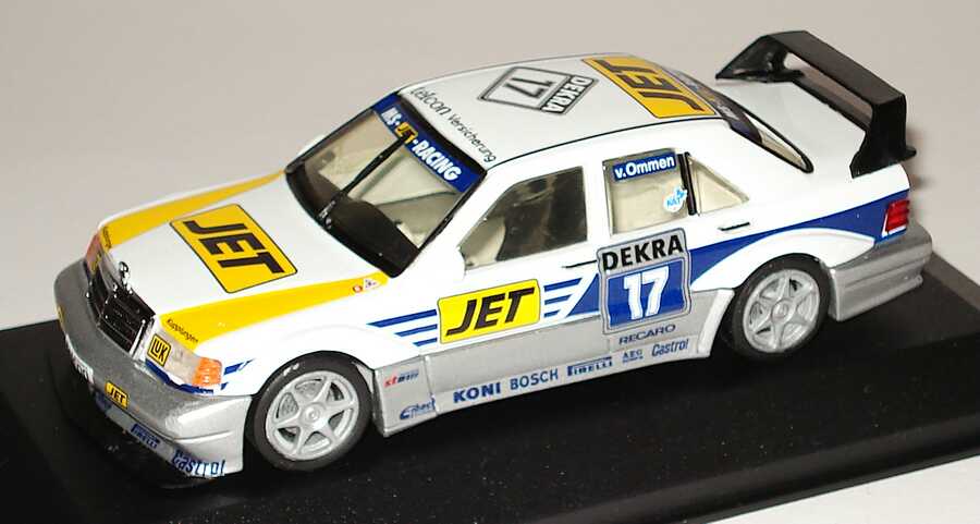 Foto 1:43 Mercedes-Benz 190E 2.5-16 Evolution II DTM 1990 MS-Jet Nr.17, v. Ommen Minichamps