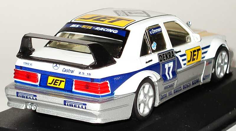 Foto 1:43 Mercedes-Benz 190E 2.5-16 Evolution II DTM 1990 MS-Jet Nr.17, v. Ommen Minichamps