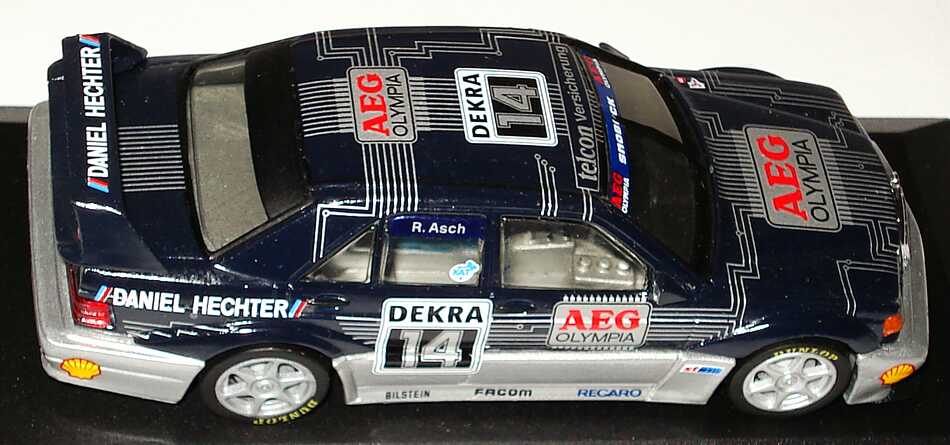 Foto 1:43 Mercedes-Benz 190E 2.5-16 Evolution II DTM 1990 Snobeck, AEG Nr.14, Asch Minichamps