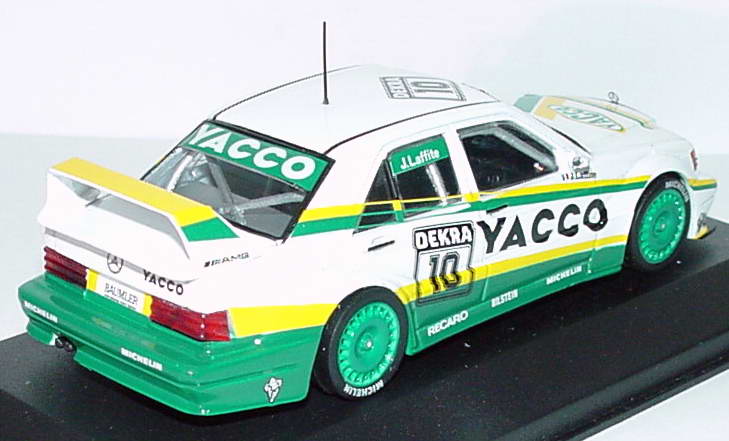 Foto 1:43 Mercedes-Benz 190E 2.5-16 Evolution II DTM 1991 Snobeck, Yacco Nr.10, Laffite Minichamps 13113