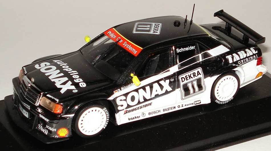 Foto 1:43 Mercedes-Benz 190E 2.5-16 Evolution II DTM 1993 AMG-Sonax Nr.T11, Bernd Schneider Minichamps
