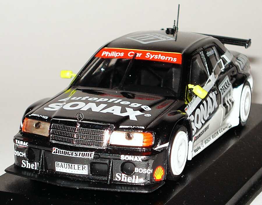 Foto 1:43 Mercedes-Benz 190E 2.5-16 Evolution II DTM 1993 AMG-Sonax Nr.T11, Bernd Schneider Minichamps