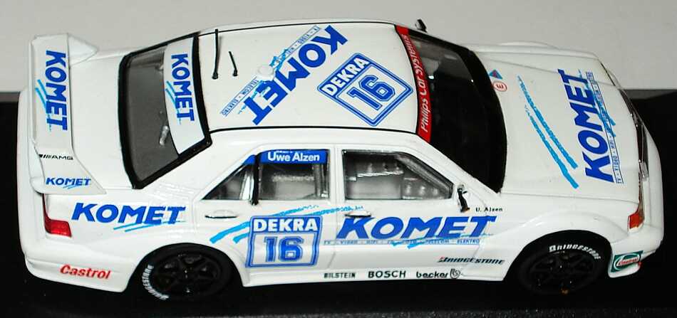 Foto 1:43 Mercedes-Benz 190E 2.5-16 Evolution II DTM 1993 Komet Nr.16, Uwe Alzen Minichamps