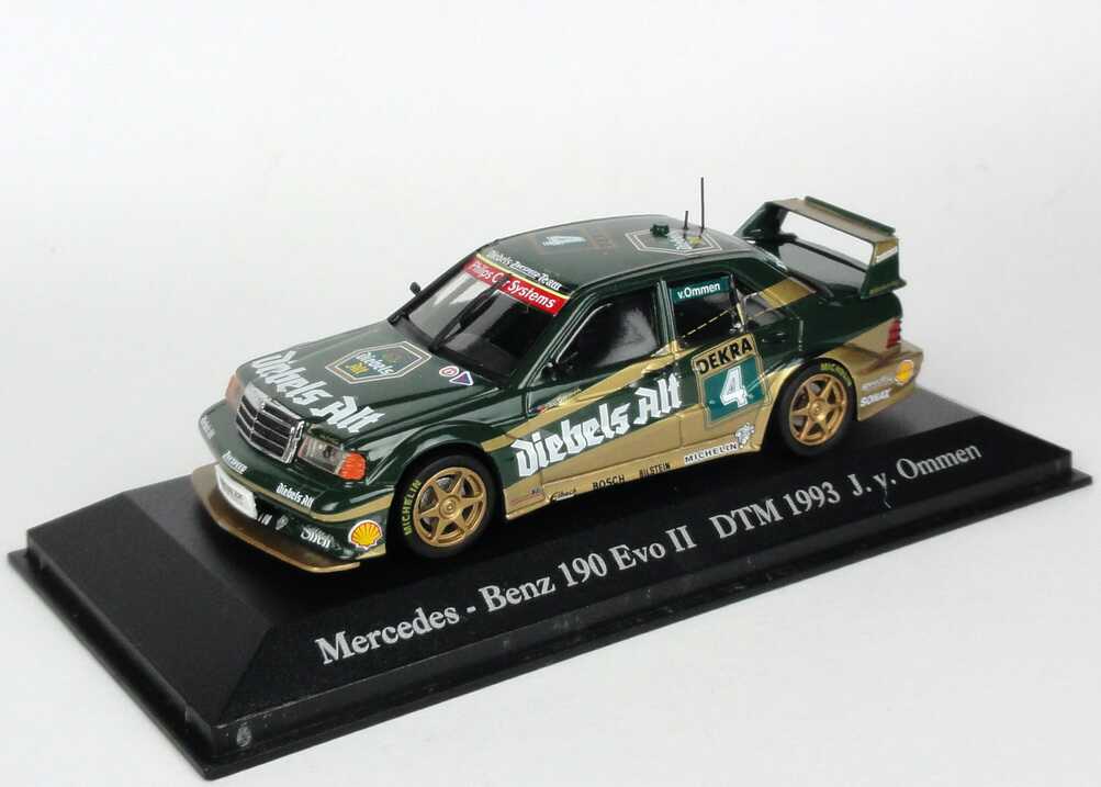 Foto 1:43 Mercedes-Benz 190E 2.5-16 Evolution II DTM 1993 Zakspeed-Diebels Nr.4, van Ommen Minichamps