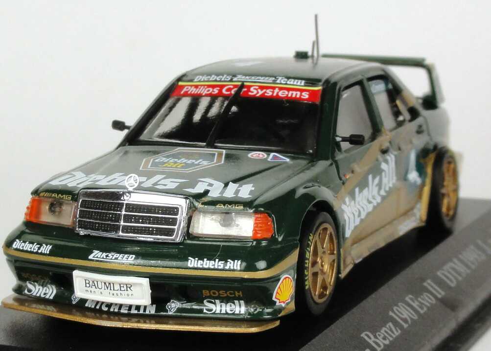 Foto 1:43 Mercedes-Benz 190E 2.5-16 Evolution II DTM 1993 Zakspeed-Diebels Nr.4, van Ommen Minichamps