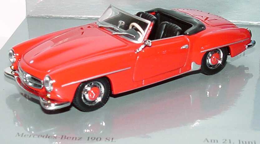 Foto 1:43 Mercedes-Benz 190 SL / SLK History-Set (190 SL + SLK) Das Ideal aller sportlichen Fahrer Minichamps B66962224