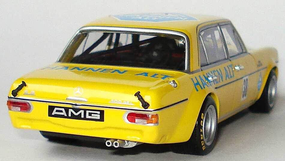 Foto 1:43 Mercedes-Benz 300SEL 6.8 AMG Hannen Alt Nr.38, Heyer / Schickentanz (Hockenheim AvD-MHSTC Saison Finale 1971) Werbemodell Minichamps B66040581