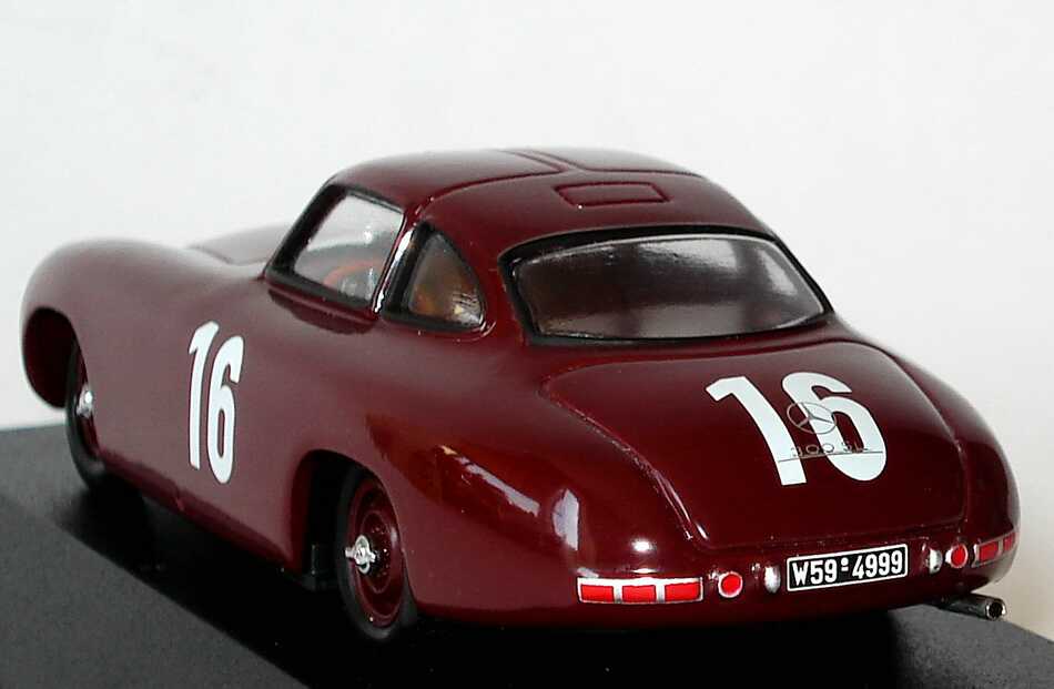 Foto 1:43 Mercedes-Benz 300 SL Prototyp GP Bern 1952 Nr.16, Rudolf Carraciola (Platz 2) Max-Modells 432003315