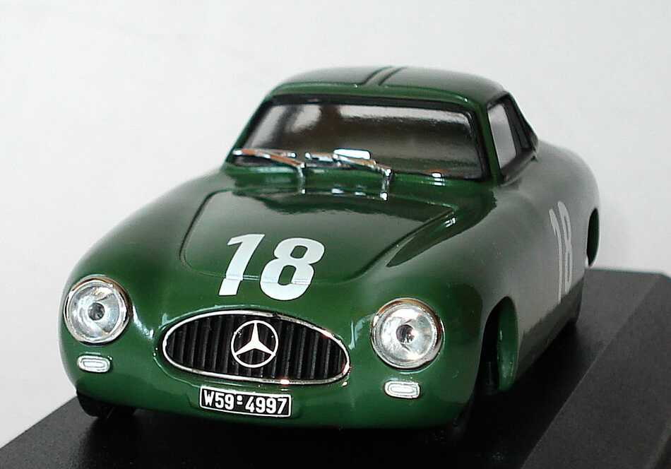 Foto 1:43 Mercedes-Benz 300 SL Prototyp GP Bern 1952 Nr.18, Karl Kling (Siegerfahrzeug) Max-Modells 432003313