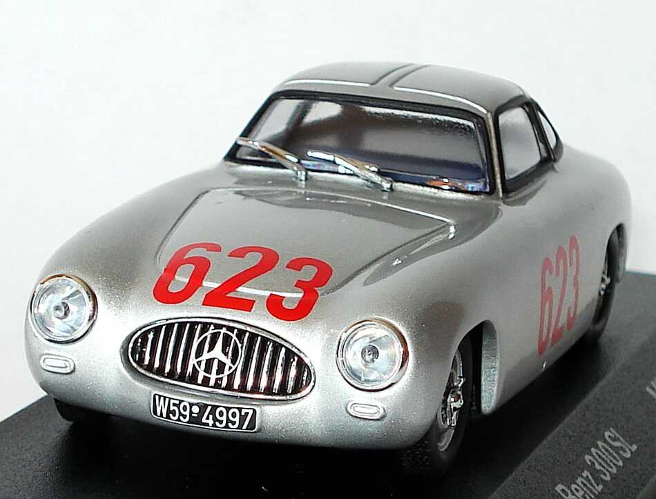 Foto 1:43 Mercedes-Benz 300 SL Prototyp Mille Miglia 1952 Nr.623, Kling / Klenk Werbemodell Minichamps B66040298