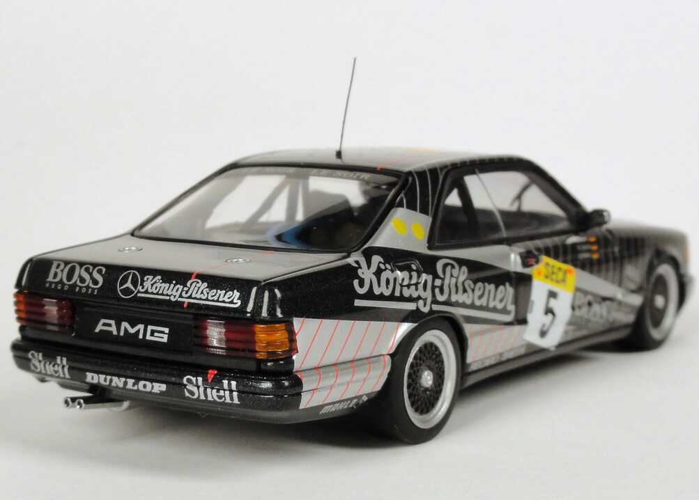 Foto 1:43 Mercedes-Benz 500 SEC (C126) 24h Spa-Francorchamps 1989 König-Pilsener Nr.5, Heyer / Mertes / Weiss Werbemodell AUTOart B66040510