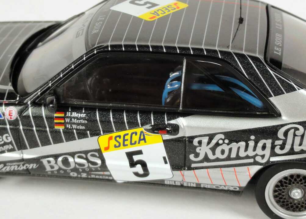 Foto 1:43 Mercedes-Benz 500 SEC (C126) 24h Spa-Francorchamps 1989 König-Pilsener Nr.5, Heyer / Mertes / Weiss Werbemodell AUTOart B66040510