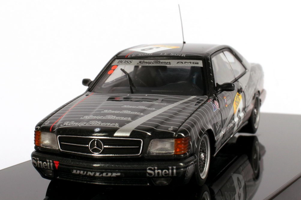Foto 1:43 Mercedes-Benz 500 SEC (C126) 24h Spa-Francorchamps 1989 König-Pilsener Nr.6 Ludwig / Cudini / Müller Werbemodell AUTOart B66050350