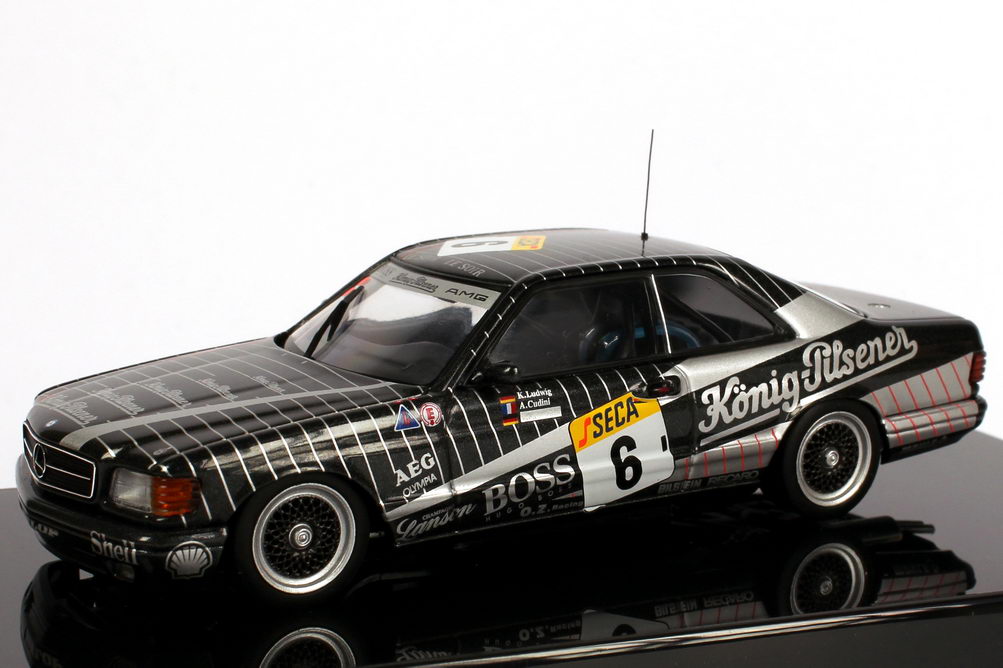 Foto 1:43 Mercedes-Benz 500 SEC (C126) 24h Spa-Francorchamps 1989 König-Pilsener Nr.6 Ludwig / Cudini / Müller Werbemodell AUTOart B66050350