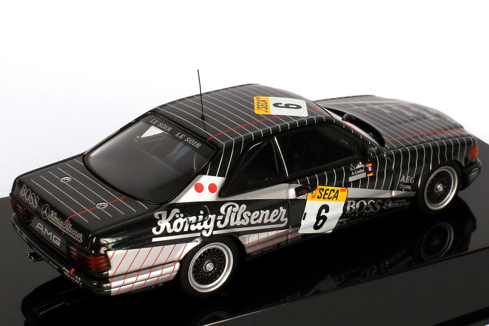 Foto 1:43 Mercedes-Benz 500 SEC (C126) 24h Spa-Francorchamps 1989 König-Pilsener Nr.6 Ludwig / Cudini / Müller Werbemodell AUTOart B66050350