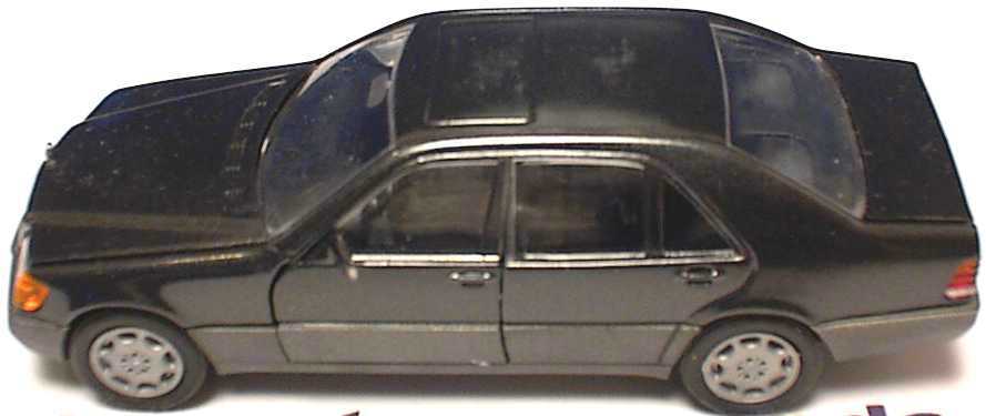 Foto 1:43 Mercedes-Benz 600SE (W140) schwarz-met. Werbemodell Cursor