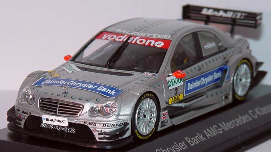 Foto 1:43 Mercedes-Benz C-Klasse DTM 2004 Mercedes-Bank Nr.2, Christijan Albers Werbemodell Minichamps B66962208