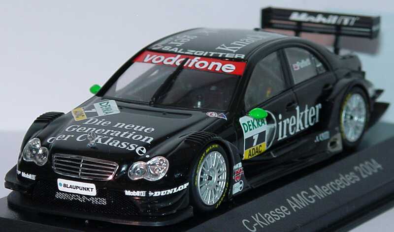Foto 1:43 Mercedes-Benz C-Klasse DTM 2004 Die neue Generation der C-Klasse Nr.7, Gary Paffett Werbemodell Minichamps B66962210