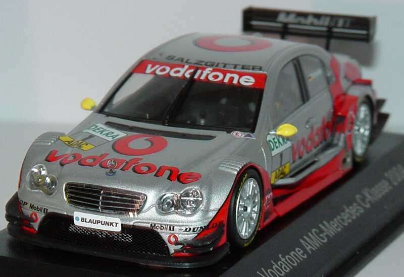 Foto 1:43 Mercedes-Benz C-Klasse DTM 2004 Vodafone Nr.1, Schneider Werbemodell Minichamps B66962207