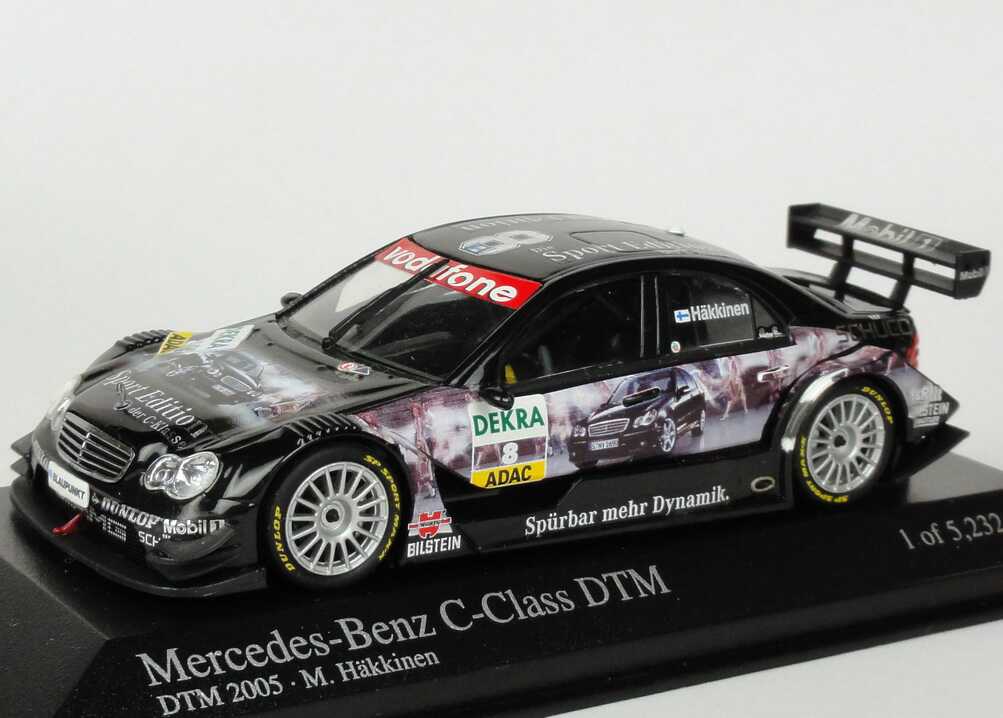 Foto 1:43 Mercedes-Benz C-Klasse DTM 2005 AMG, Sport Edition Nr.8, Mika Häkkinen Minichamps 400053508